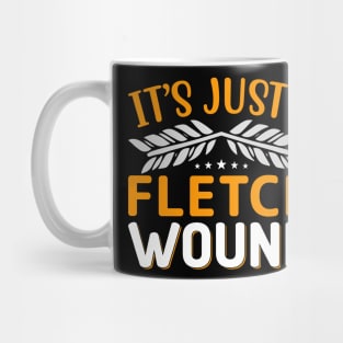 It's Just a Fletch Woond Mug